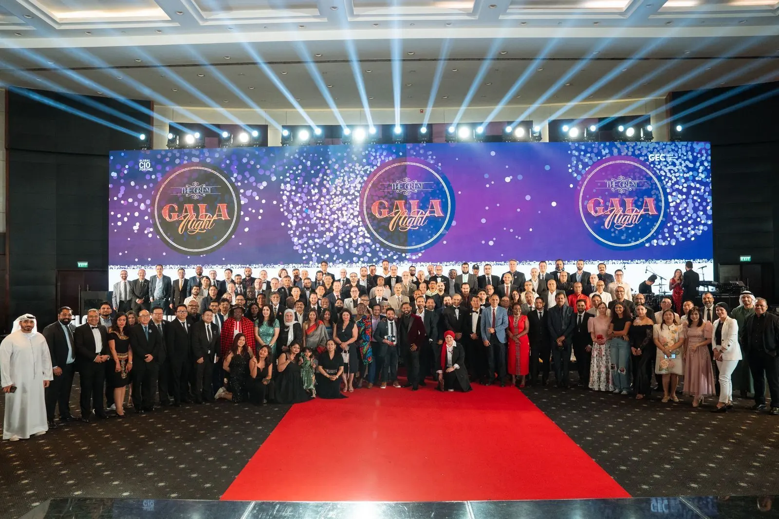 Delegates at the World CIO 200 Summit 2025 gala night in Egypt